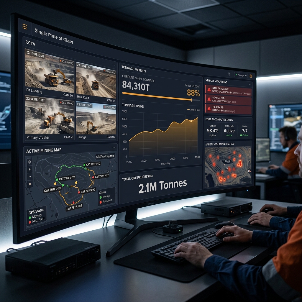 VisionAI Mining Dashboard