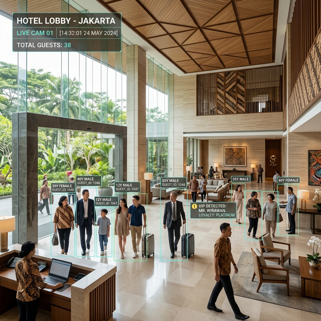 Hotel Lobby Guest Demographics